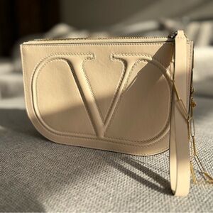 Valentino Garavani VLogo Calfskin Pouch